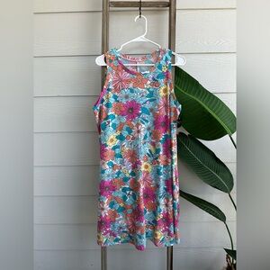 Floral Sleeveless Midi Dress